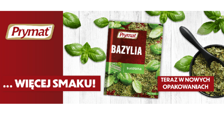 Przyprawy Prymat w nowych opakowaniach  – więcej smaku!