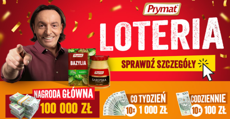 Prymat startuje z loterią – pula nagród 355 000 zł!